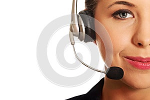 Call center woman