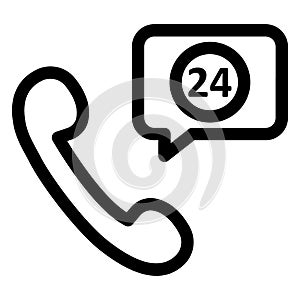 Call, contact Isolated Vector icon which can easily modify or edit