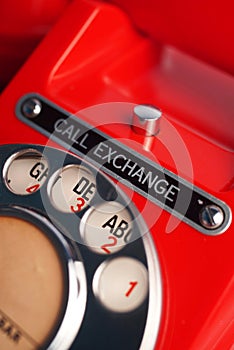 Call Exchange Rotary Dial Telephone
