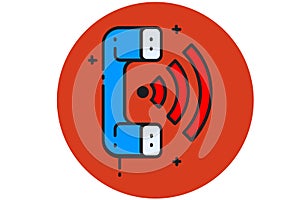 Call Isolated vector icon Which Can Easily Modify Or Edit