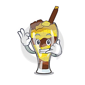 Call me mangonada fruit mascot cartoon