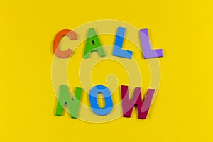 Call now phone telephone support waiting solicitation
