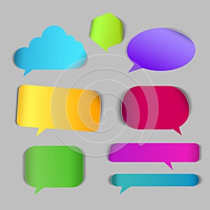Call out chat vector 3d sign