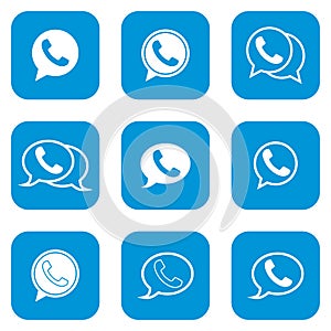Call phone icon,telephone icon vector design symbol