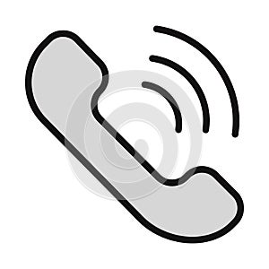 Call service Isolated Vector icon which can easily modify or edit