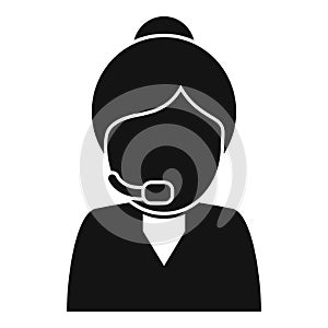 Call support icon simple vector. Office service