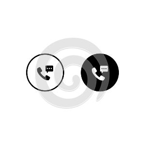 Call, Telephone, Phone Receiver Button Icon Vector