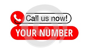 Call us now web button   in website header