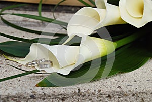 Calla Wedding Rings