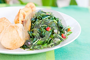 Callaloo Vegetable (Spinach) a