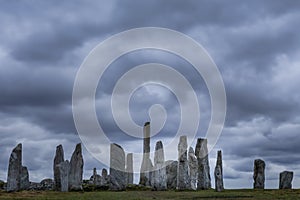 Callandish standing stones in Lewis