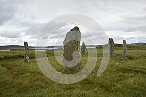 Callanish IV, a group of standing stones on the Isle of Lewis