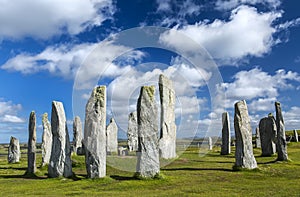 Callanish standing stone circle, Callanish, Isle of Lewis, Scotland, UK