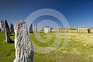 Callanish standing stone circle, Isle of Lewis, Scotland, UK. photo