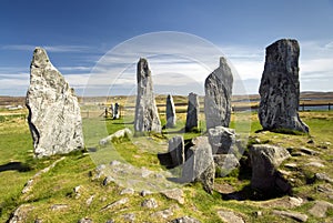 Callanish standing stone circle, Isle of Lewis, Scotland, UK. photo