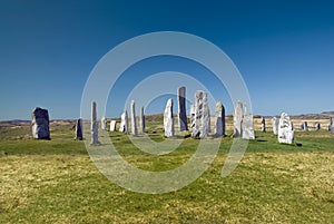Callanish standing stone circle, Isle of Lewis, Scotland, UK. photo