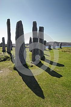Callanish standing stone circle, Isle of Lewis, Scotland, UK. photo