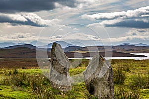 Callanish Stone Circle 3 on the Isle of Lewis in the Western Isles