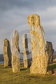 Callanish Stone Circle on the Isle of Lewis in the Outer Hebrides of Scotland.