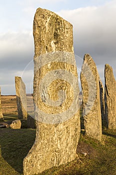 Callanish Stone Circle on the Isle of Lewis in the Outer Hebrides of Scotland.