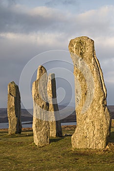 Callanish Stone Circle on the Isle of Lewis in the Outer Hebrides of Scotland.