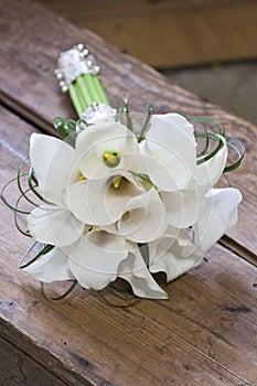 Callas wedding bouquet