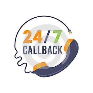 Callback icon for Web and Mobile