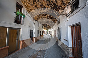 Calle Cuevas de la Sombra Street - Setenil de las Bodegas, Andalusia, Spain photo