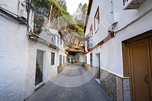 Calle Cuevas de la Sombra Street - Setenil de las Bodegas, Andalusia, Spain photo