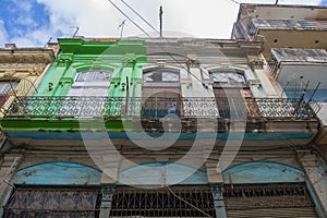 Calle Muralla Street, Old Havana, Havana, Cuba photo