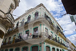 Calle Muralla Street, Old Havana, Havana, Cuba photo