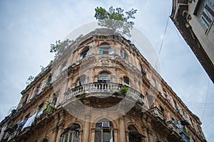 Calle Obrapia Street, Old Havana, Havana, Cuba photo