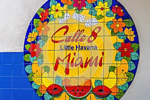 Calle Street 8 Little Havana Miami Florida photo