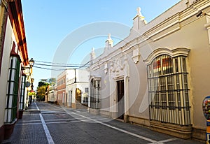 Calle tÃÂ­pica de Puerto Real, provincia de CÃÂ¡diz, EspaÃÂ±a photo