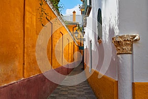 Callejon Agua street in Seville Andalusia spain