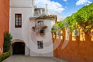 Callejon Agua street in Seville Andalusia spain photo