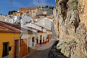 Callejon de la Piscina (Piscina alley), located behind Carmen church in Antequera photo