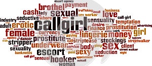 Callgirl word cloud