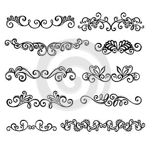 Calligraphic Borders anctor d Page Decoration
