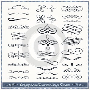Calligraphic and Decorative Design Patterns Collection