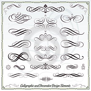 Calligraphic Decorative Elements