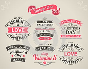 Calligrafico progetto elementi San Valentino 