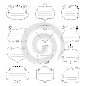 Calligraphic frames 2