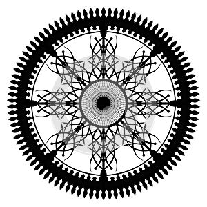 Calligraphical wheel