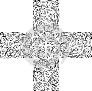 Calligraphy cross