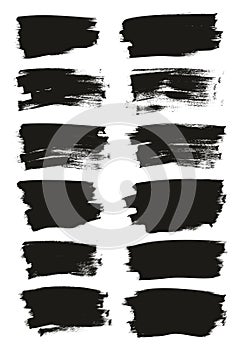 Calligraphy Paint Thin Brush Background Short High Detail Abstract Vector Background Set 141