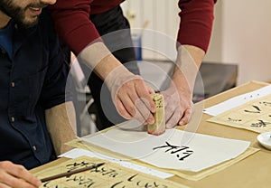 Calligraphy workshop