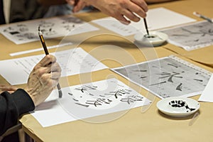 Calligraphy workshop