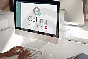 Calling Communication Connect Networking Concept