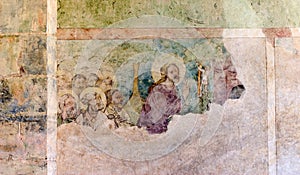 Calling of Zacchaeus by Jesus fresco